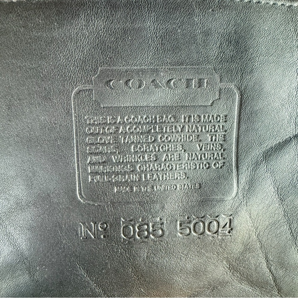 Coach RARE NWT 70s Vintage Bonnie Cashin Slim Leather Satchel 9425 – Made in USA - Picture 8 of 8